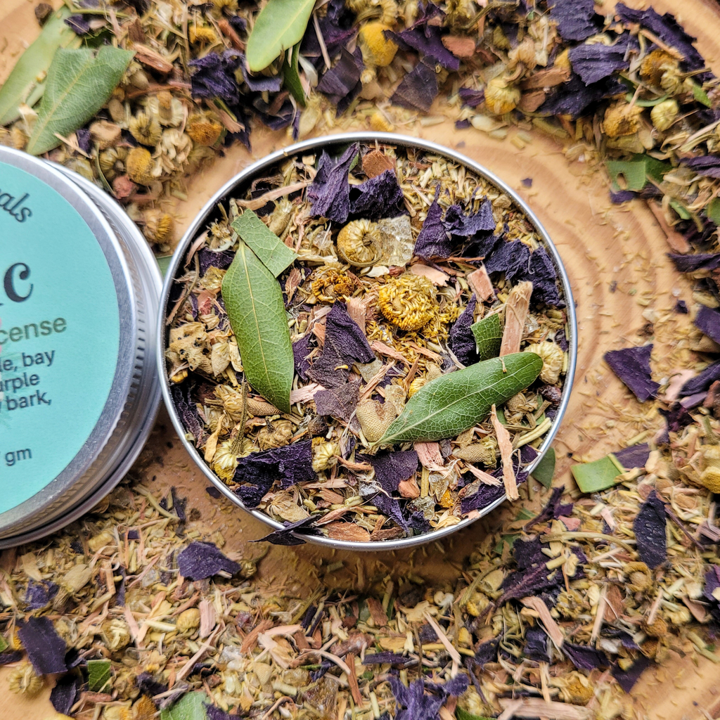 Imbolc Herbal Incense – Chamomile Rosemary Copal Blend for Renewal, Cleansing & Seasonal Awakening