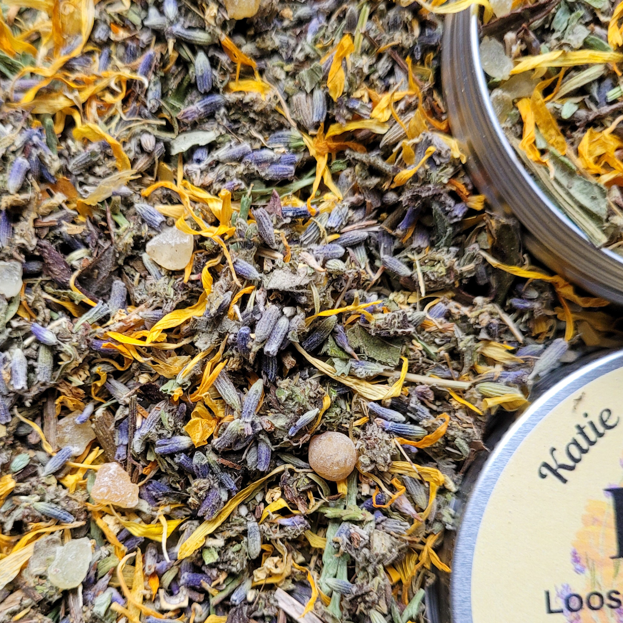 Litha Herbal Incense – Mugwort Lavender Frankincense Blend for Summer Solstice Rituals & Sun Energy