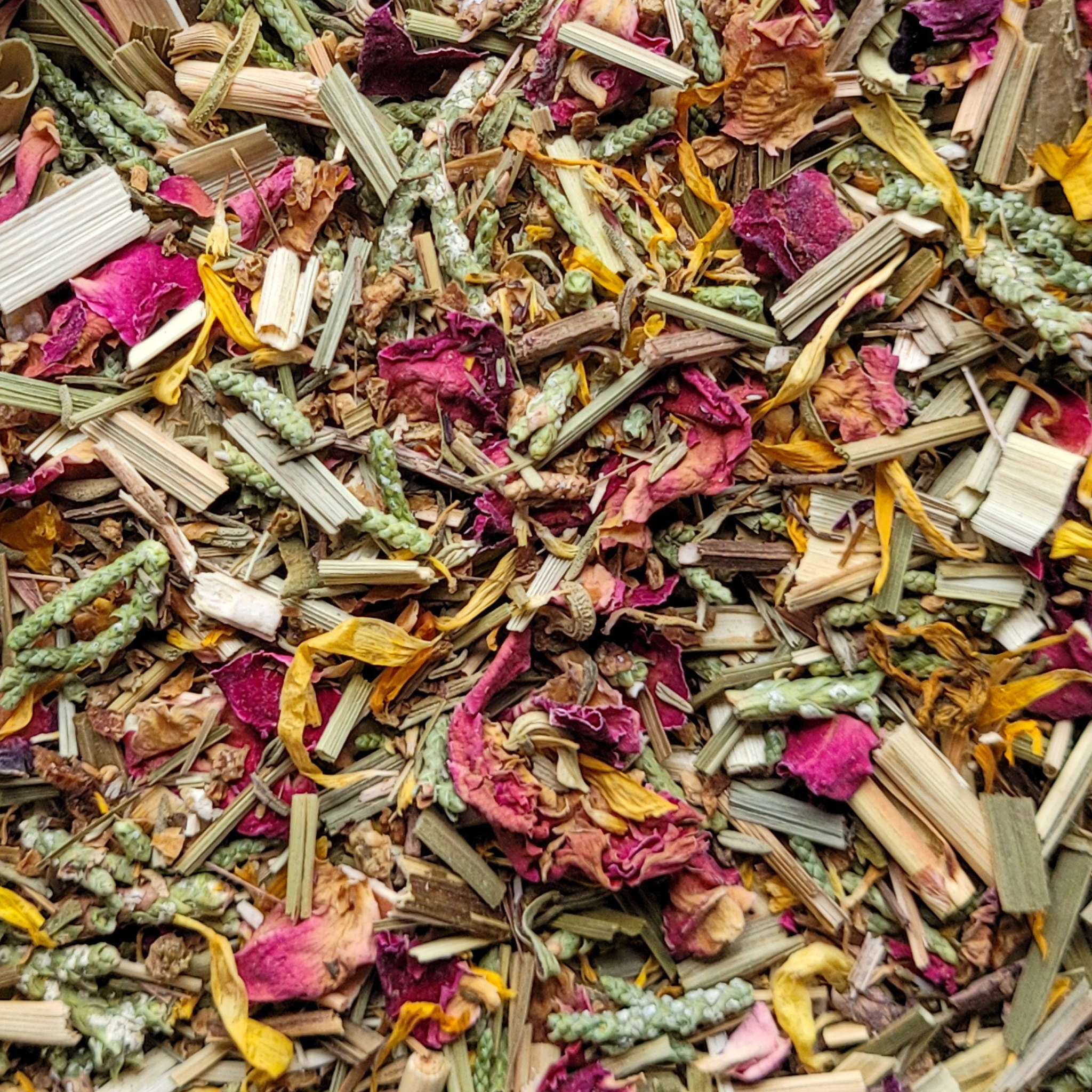 Ostara Herbal Incense – Rose Calendula Lemongrass Blend for Spring Renewal, Growth & Balance