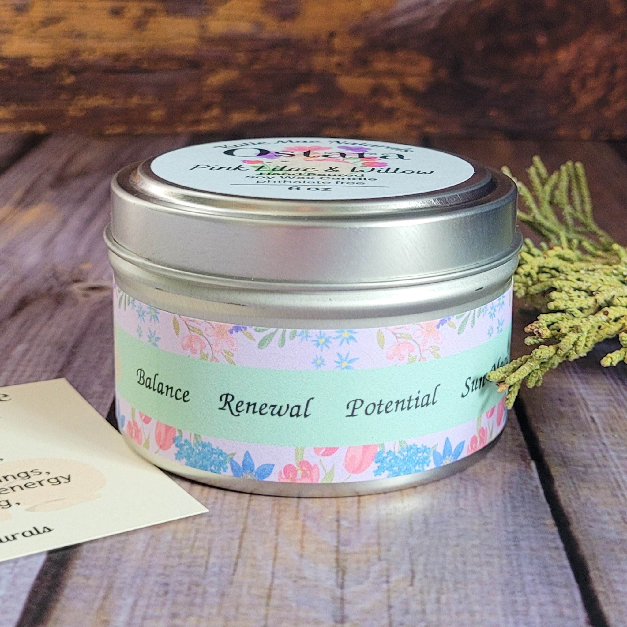 Ostara Ritual Candle – Lilac Spring Soy Candle for Renewal, Growth & Spring Equinox Rituals