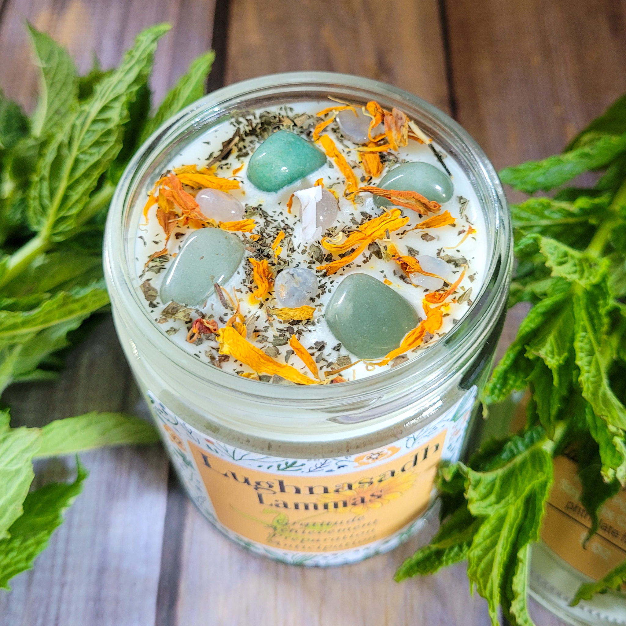 Lughnasadh Ritual Candle – Blackberry Bread Soy Candle for Harvest, Gratitude & Late Summer Rituals