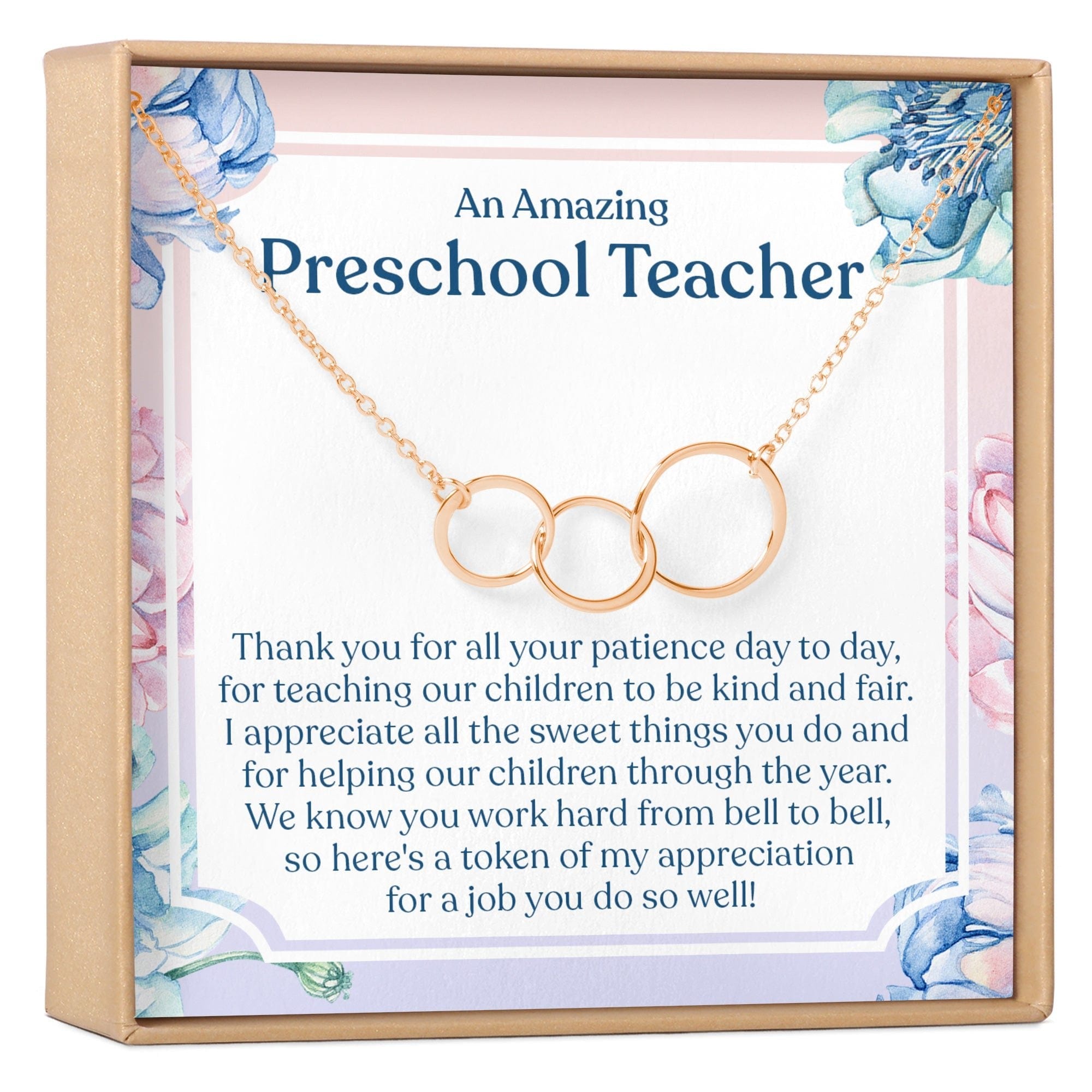 Preschool Teacher Necklace, Multiple Styles Jewelry