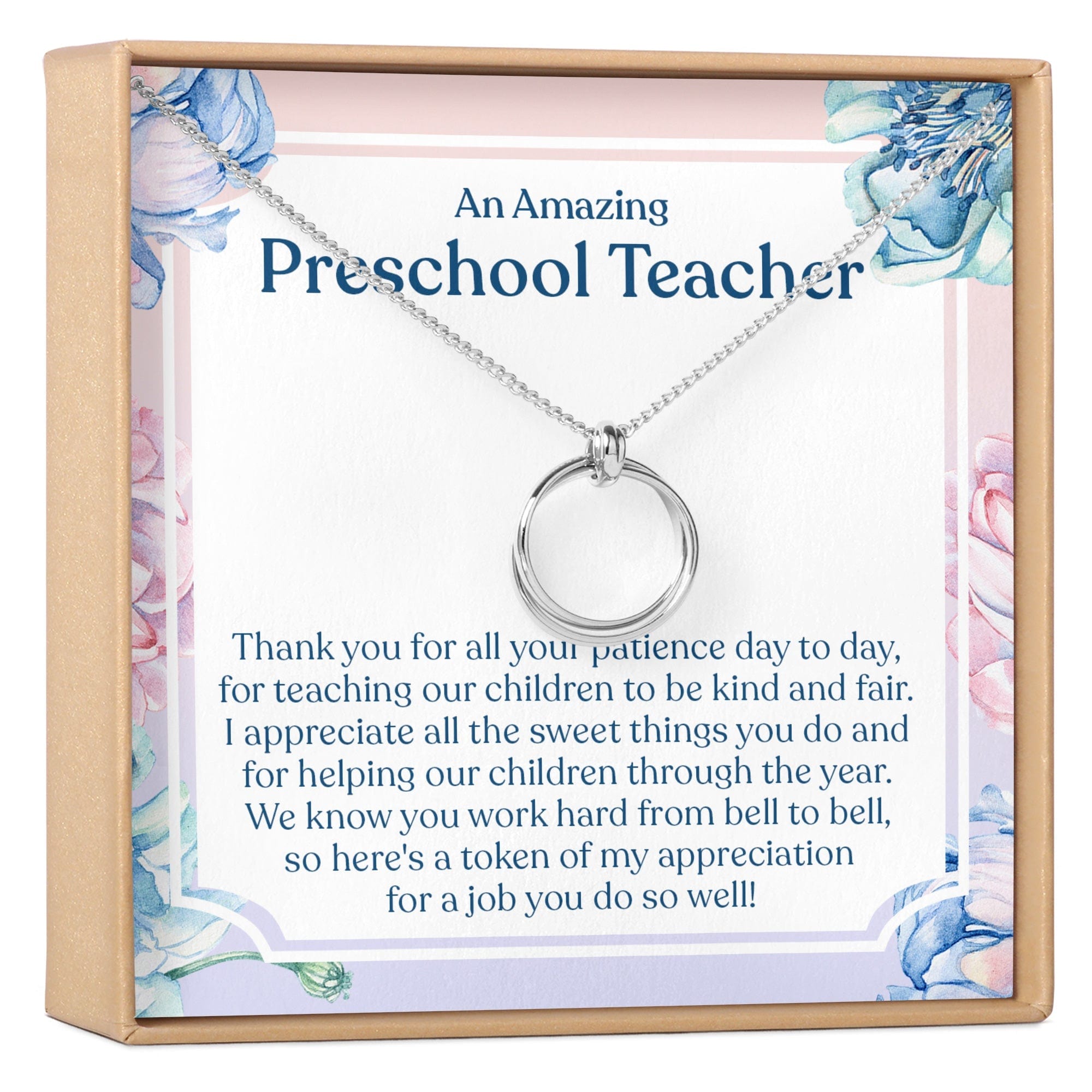 Preschool Teacher Necklace, Multiple Styles Jewelry