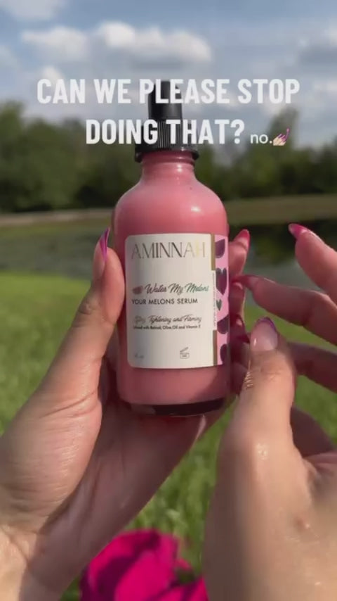 🍉 'Water My Melons' Boob Serum: Clean Beauty, Cruelty-Free, Vegan Skincare with Natural Ingredients, Female-Owned Brand