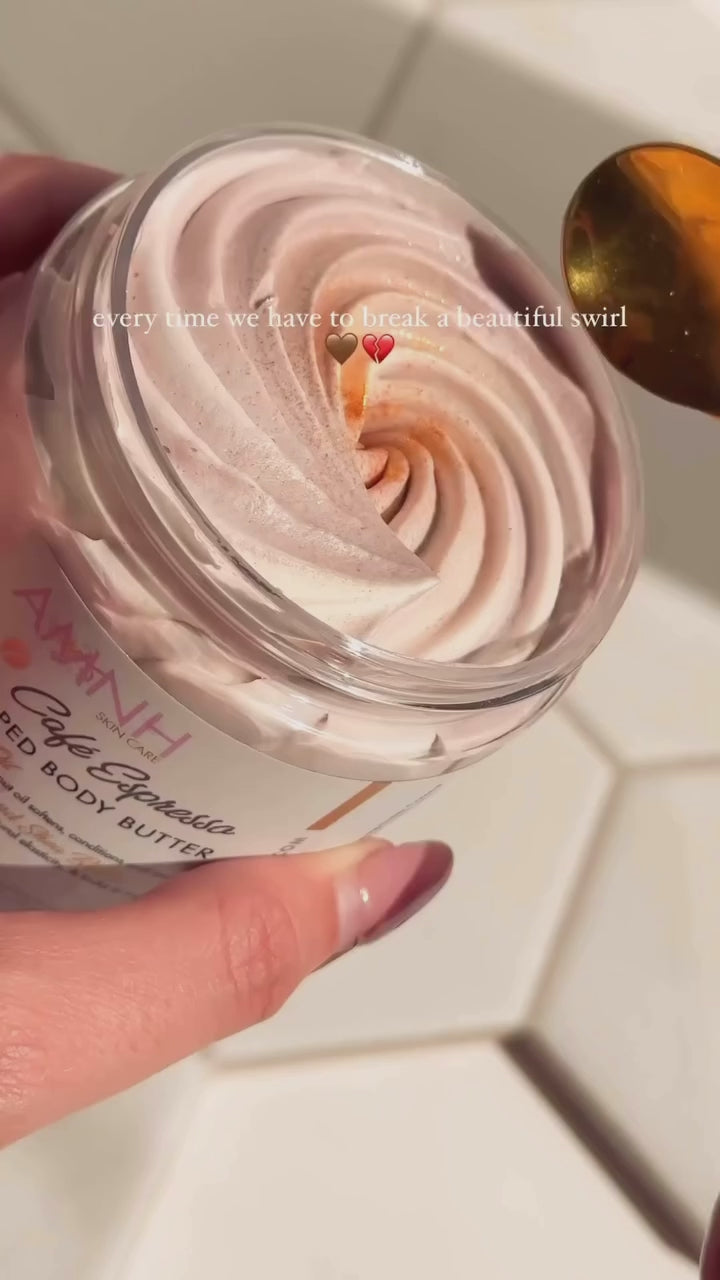 Aminnah Donut Body Butter Spoon with Donut Shaped Handle