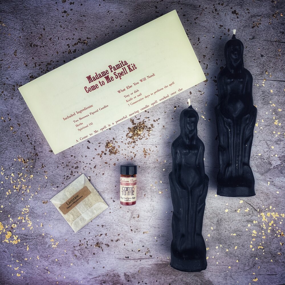 Come to Me Candle Spell Kit Female/Female - Attract Love & Passion