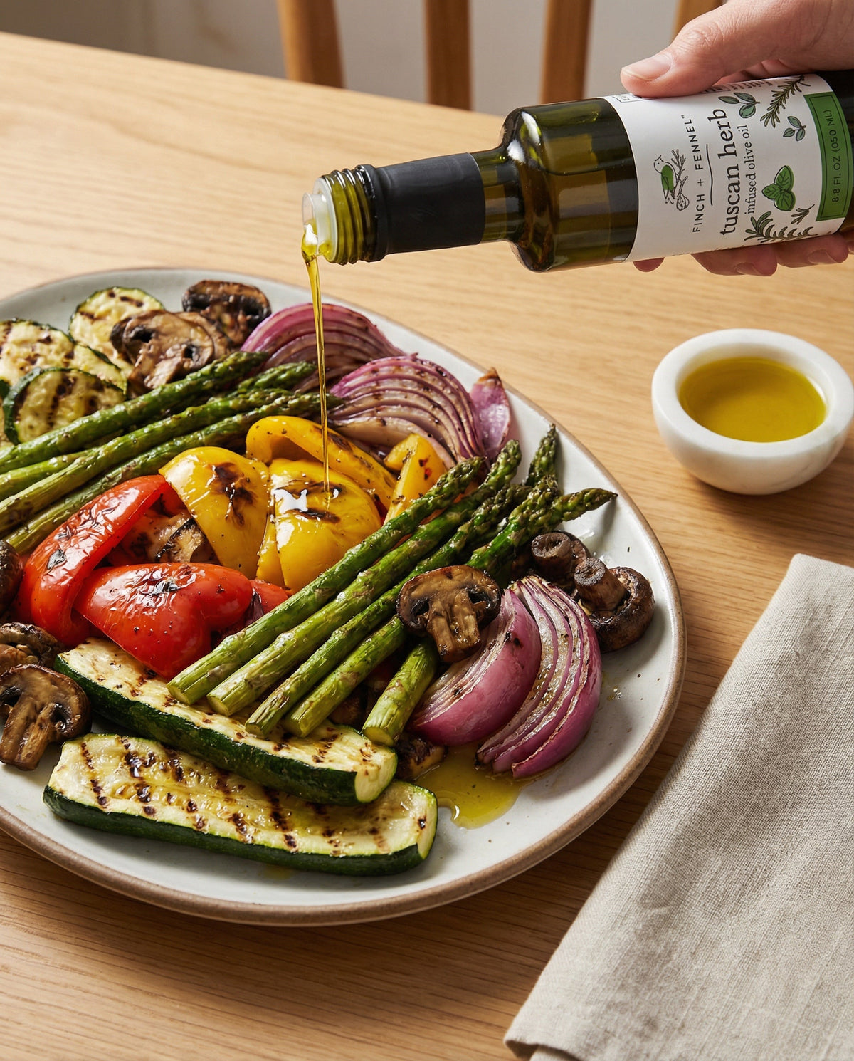 Tuscan Herb Infused Olive Oil | Finch + Fennel