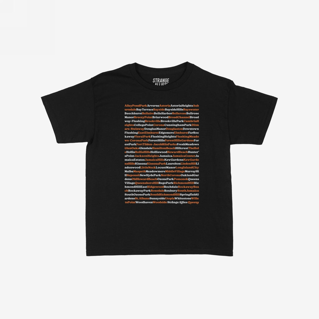 Queens NYC Neighborhoods Women's Baby Tee