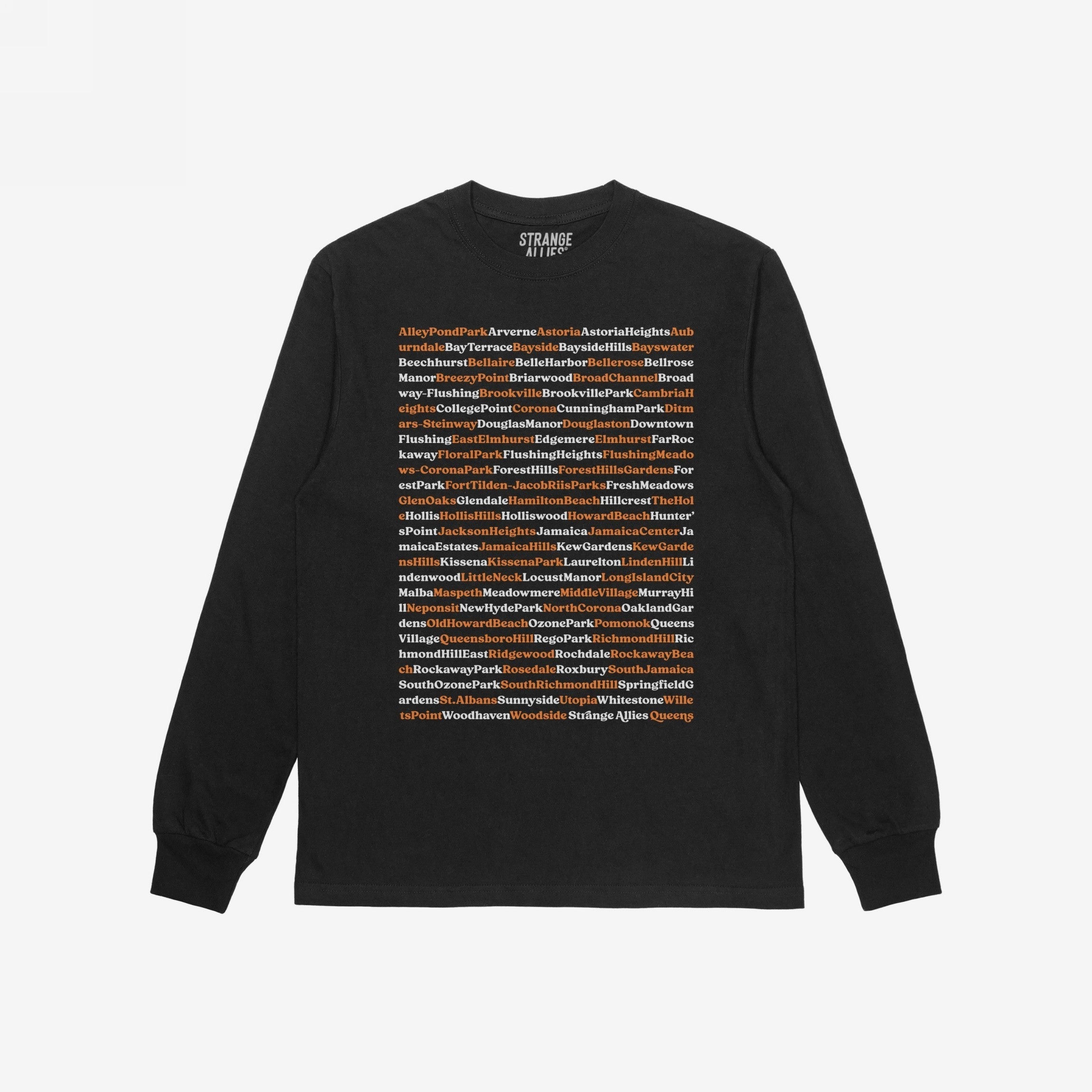 Queens NYC Neighborhoods T-shirt