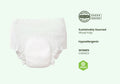 Parasol Co Recovery Care™ postpartum underwear with soft absorbent core, hypoallergenic design, sustainably sourced wood pulp, women-owned brand, dermatologist tested disposable postpartum recovery underwear for postpartum bleeding, C-section recovery, and new mom care.
