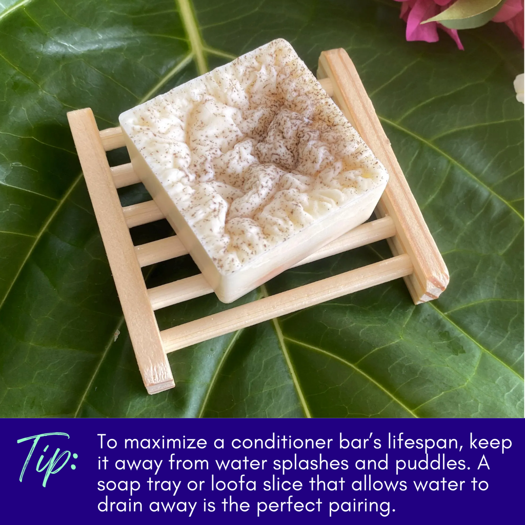 Natural Conditioner Bar - Eucalyptus & Lime Essential Oils with Noni