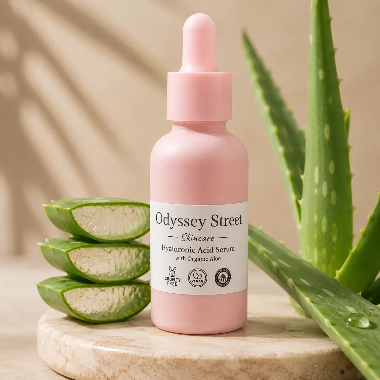 Hyaluronic Acid Serum - Hydrating & Smooth + Vitamins E & C