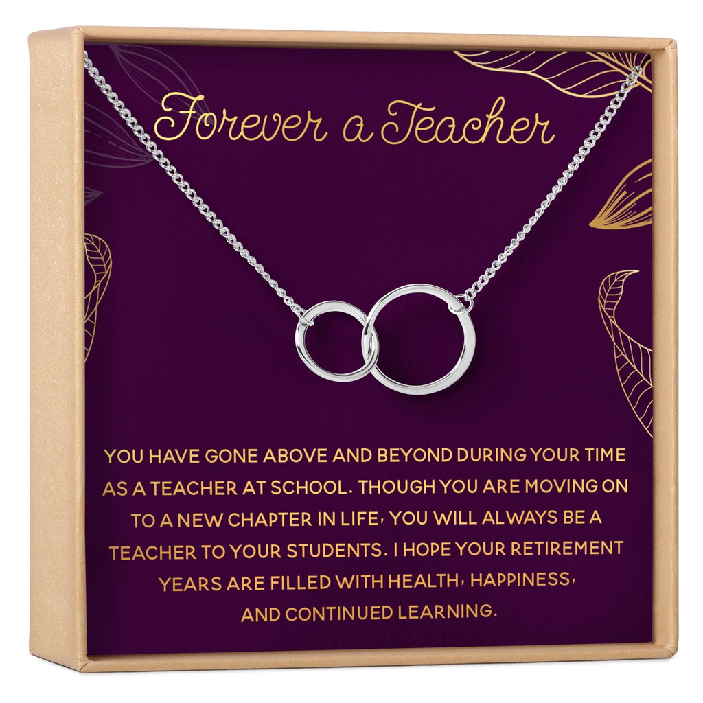 Retiring Teacher Necklace, Multiple Styles Jewelry