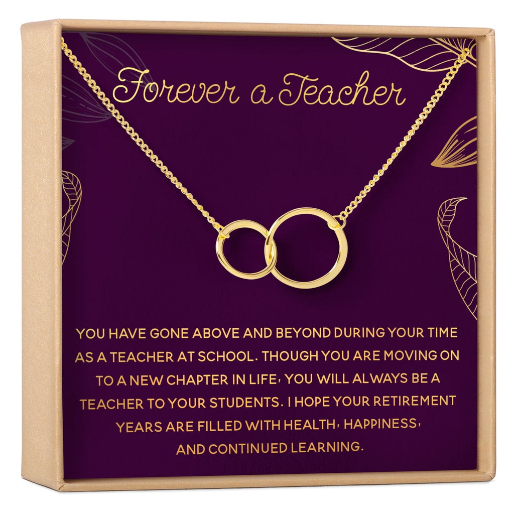 Retiring Teacher Necklace, Multiple Styles Jewelry