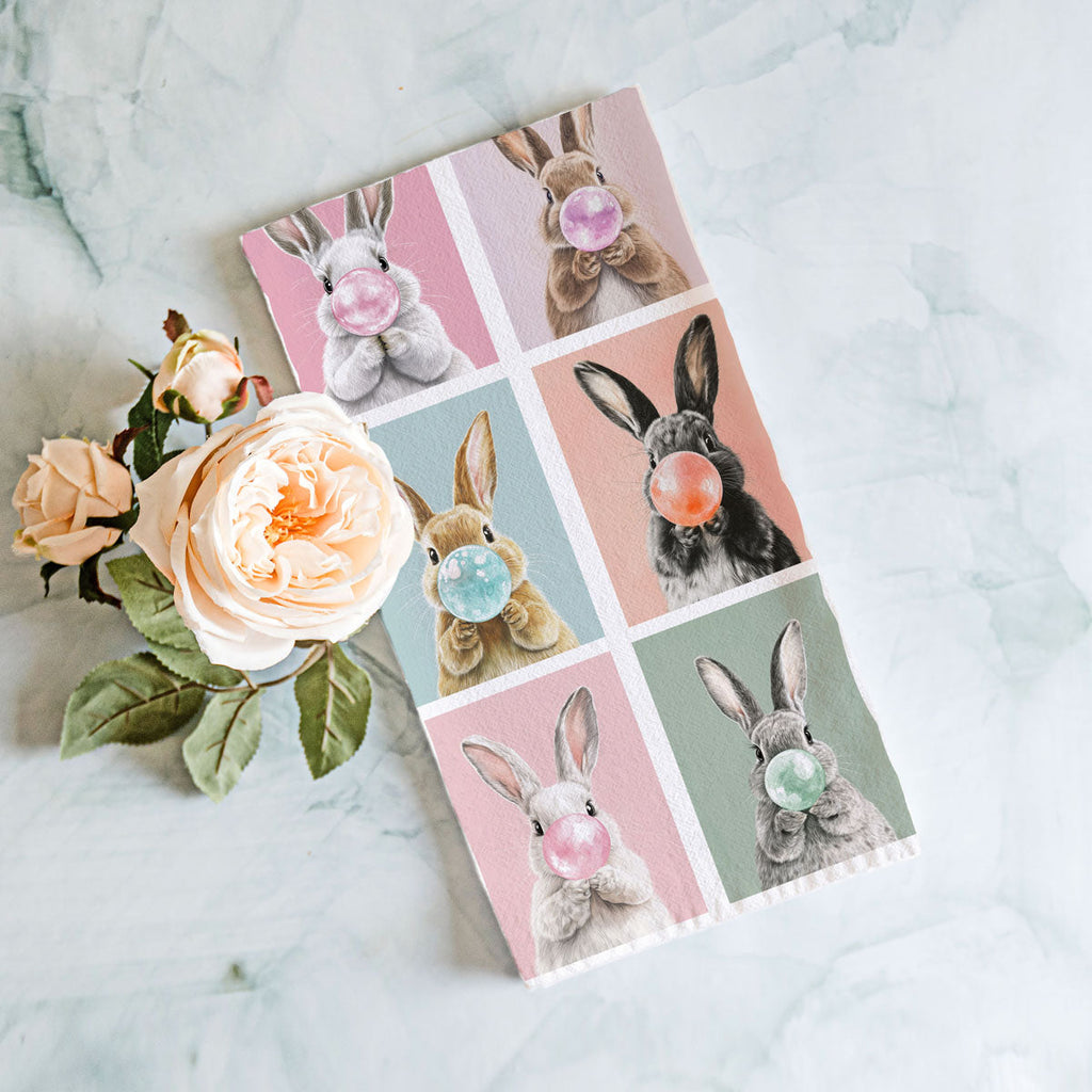 Bunny Bubbles Towel
