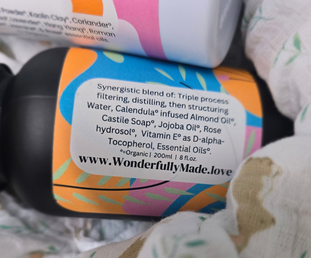 Baby Wash | Organic Foaming | Safe for Newborn Sensitive Skin | Herbal Healing