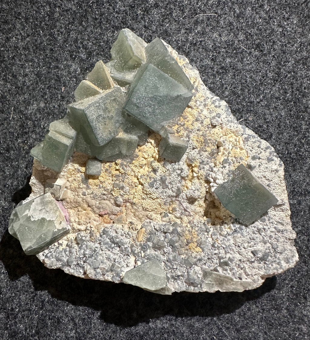 Dark Blue UV-Reactive Fluorite Specimen