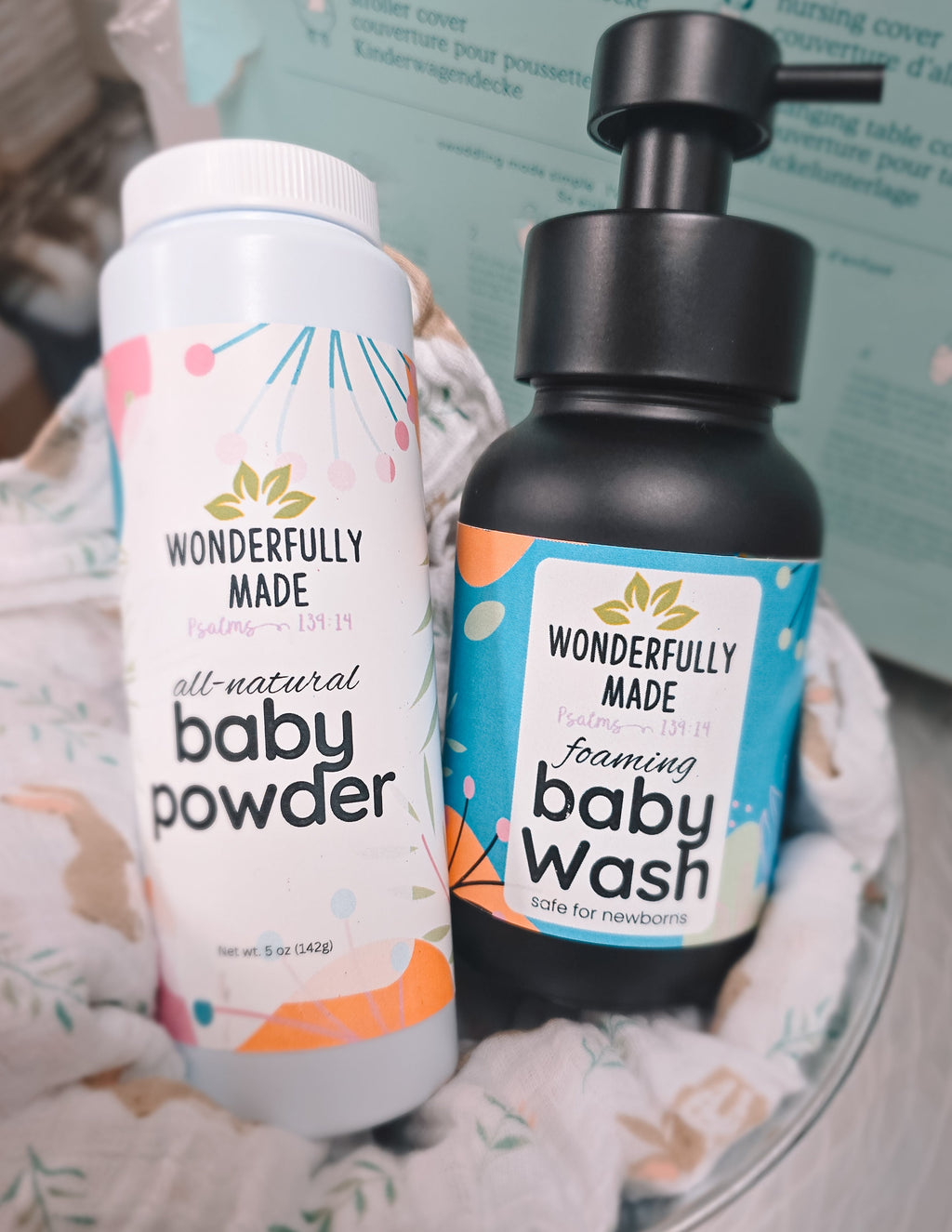 Baby Wash | Organic Foaming | Safe for Newborn Sensitive Skin | Herbal Healing