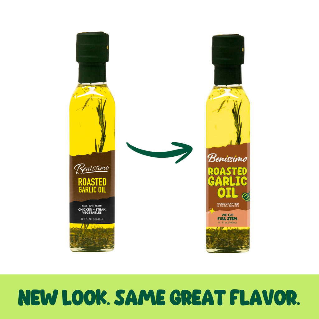 Benissimo Roasted Garlic Oil, Marasca (240mL)