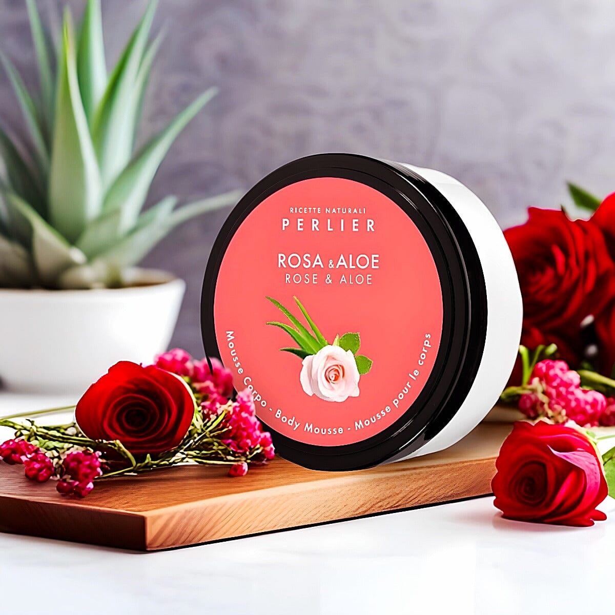 Rose + Aloe  Body Mousse