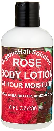 Body Lotion (Rose Scent)-  Nourish Dry Skin, Non-Greasy -Daily Moisturizing