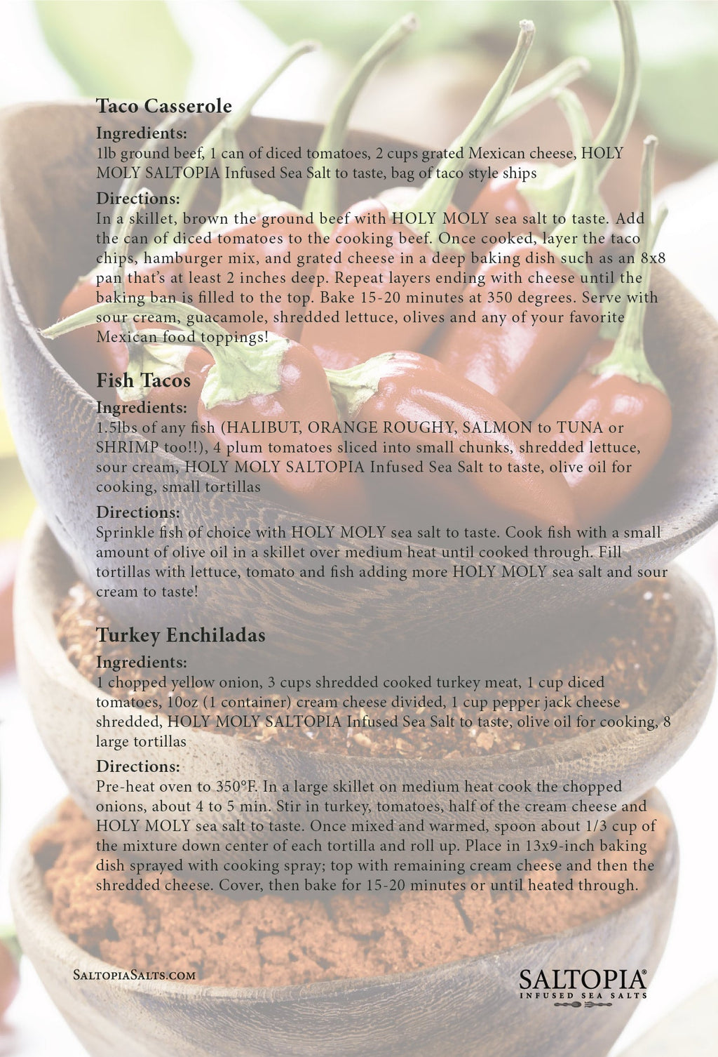 Taco Seasoning: HOLY MOLY