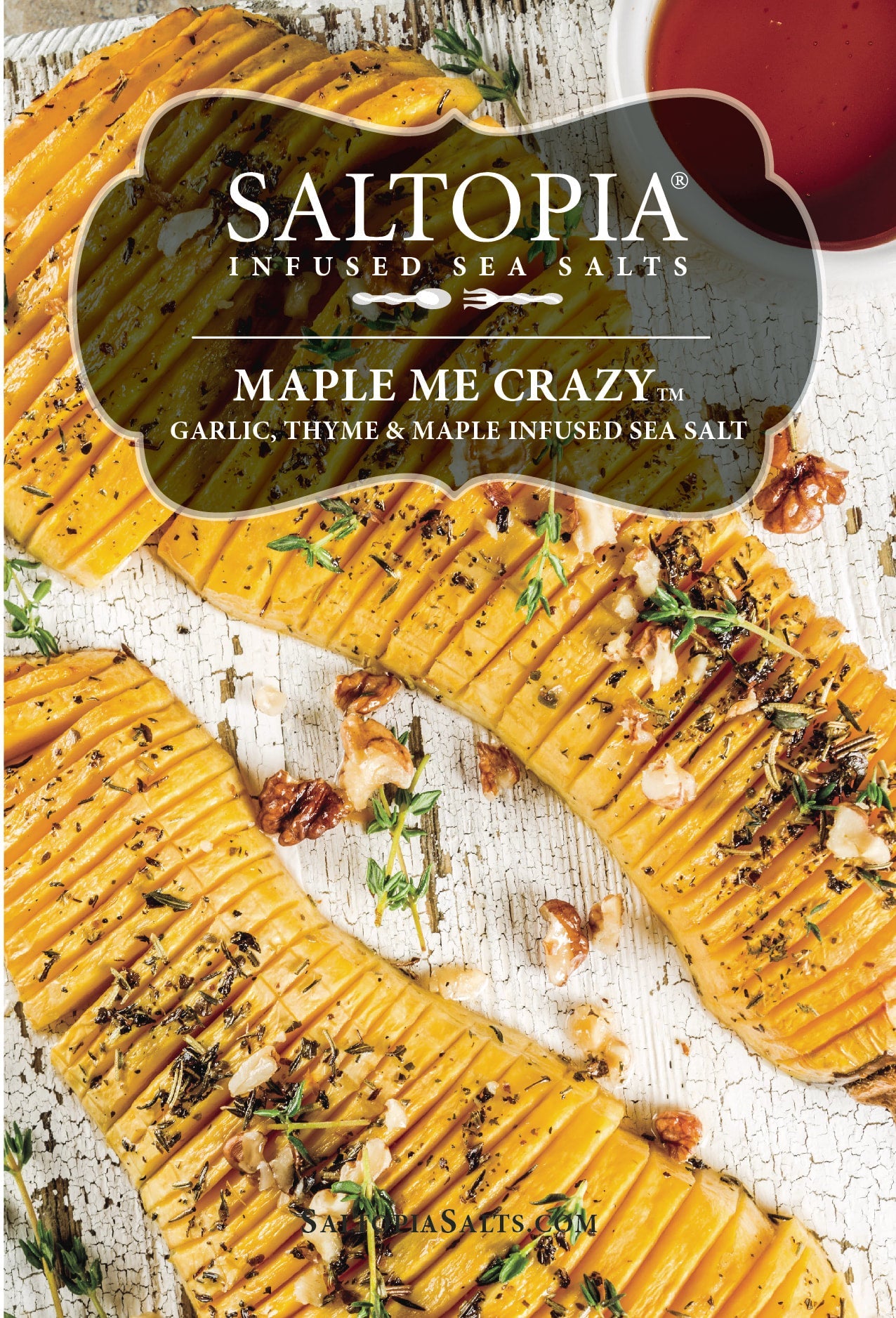 Maple Garlic & Thyme Salt: MAPLE ME CRAZY