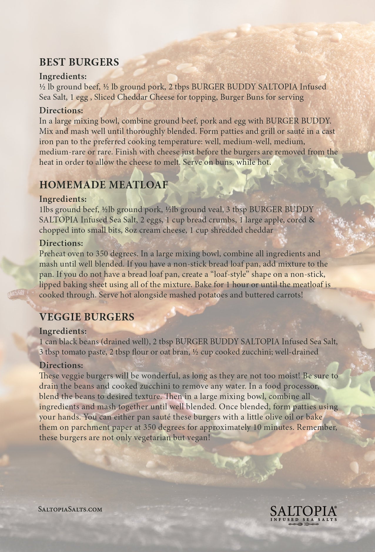 Smoky Blended Salt: BURGER BUDDY
