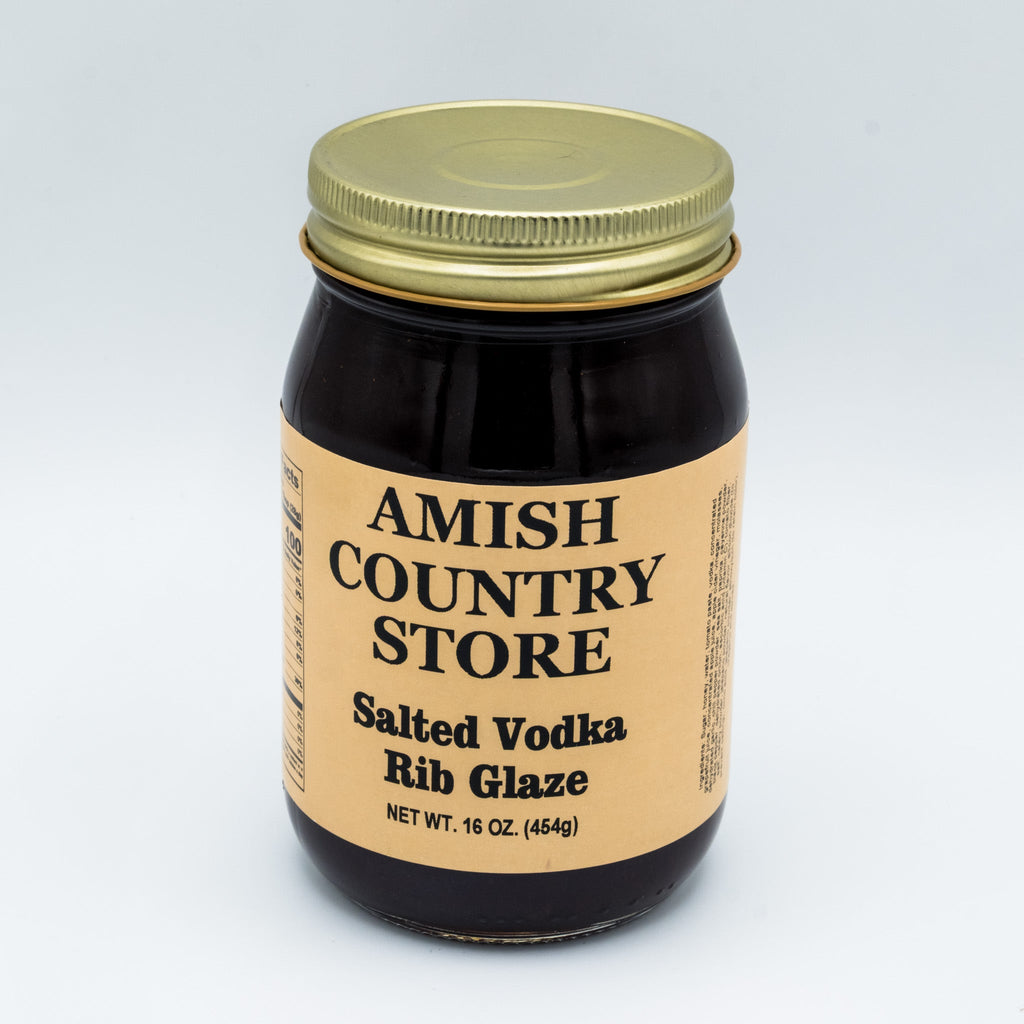 Salted Vodka Rib Glaze | Award-Winning Sweet & Salty BBQ Glaze | 16 oz