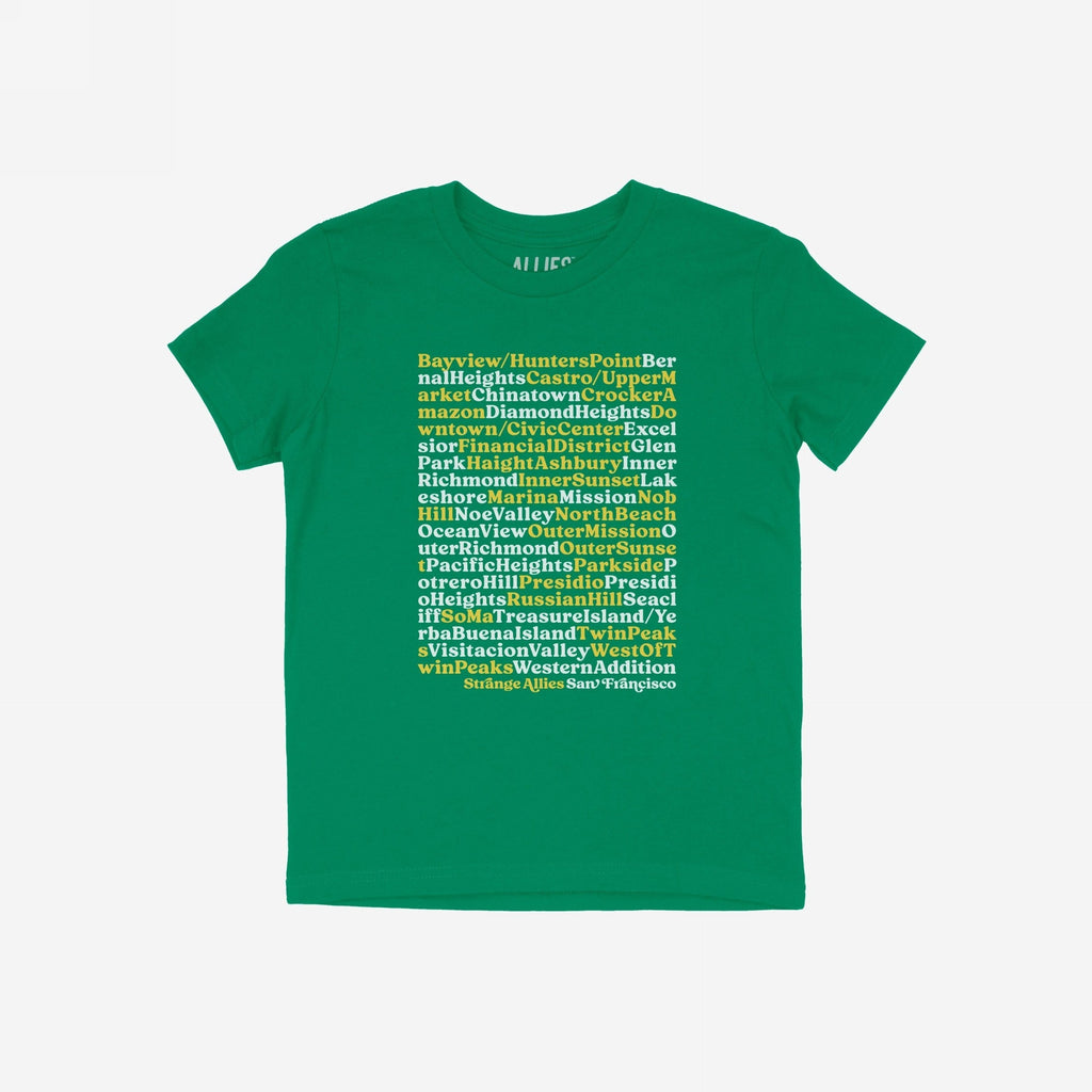 San Francisco Neighborhoods T-shirt
