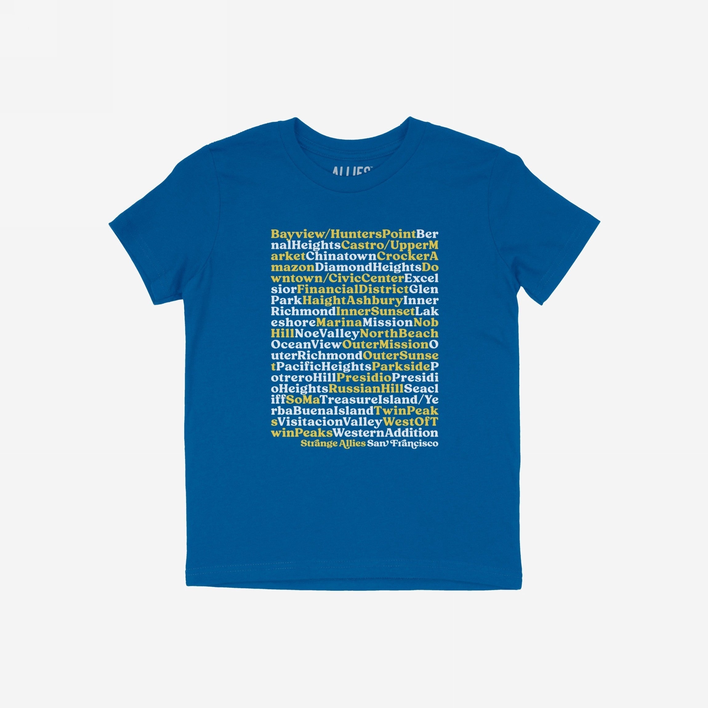 San Francisco Neighborhoods T-shirt