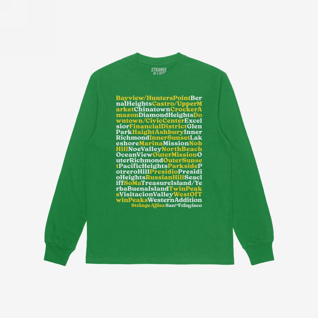 San Francisco Neighborhoods T-shirt