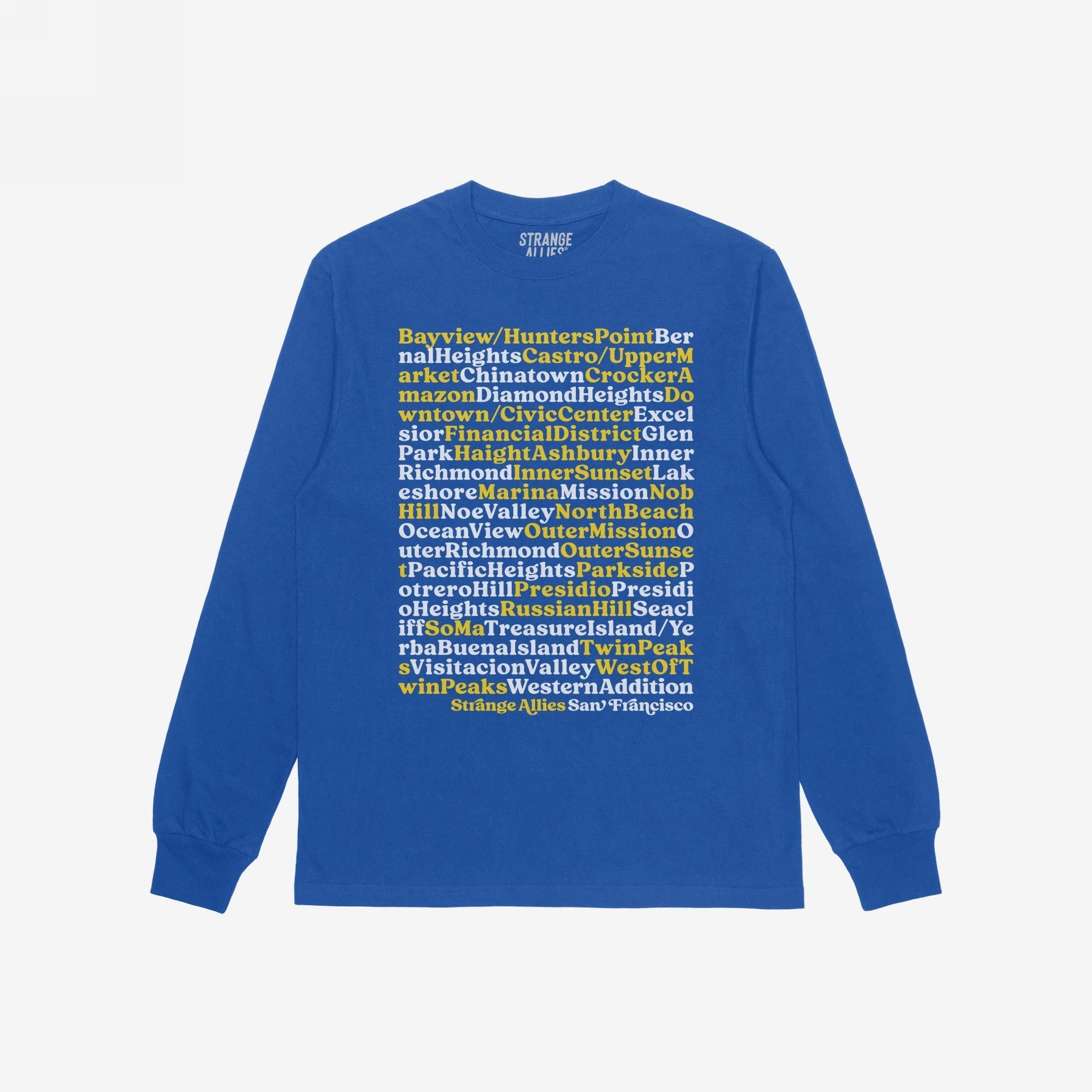San Francisco Neighborhoods T-shirt