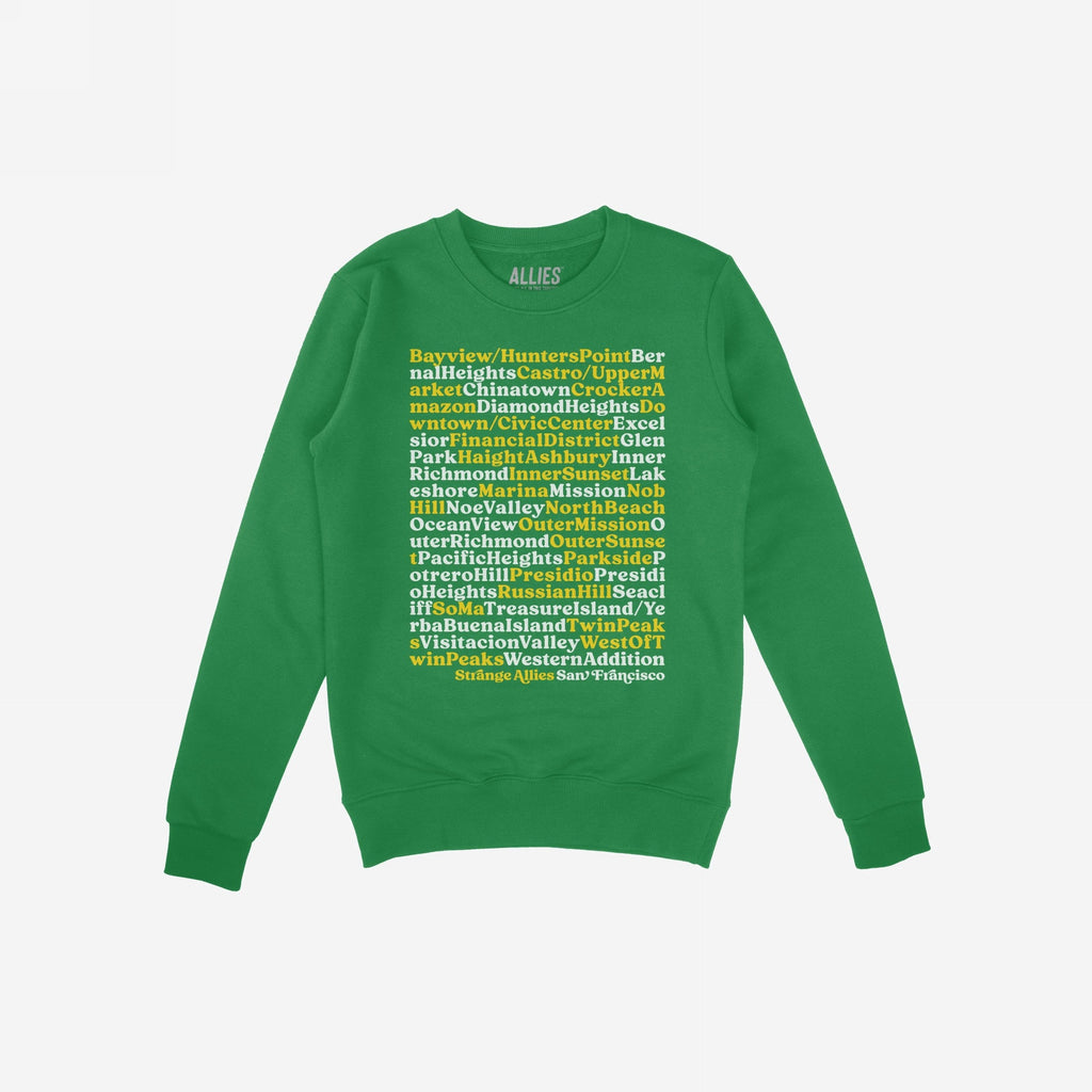 San Francisco Neighborhoods Sweatshirt