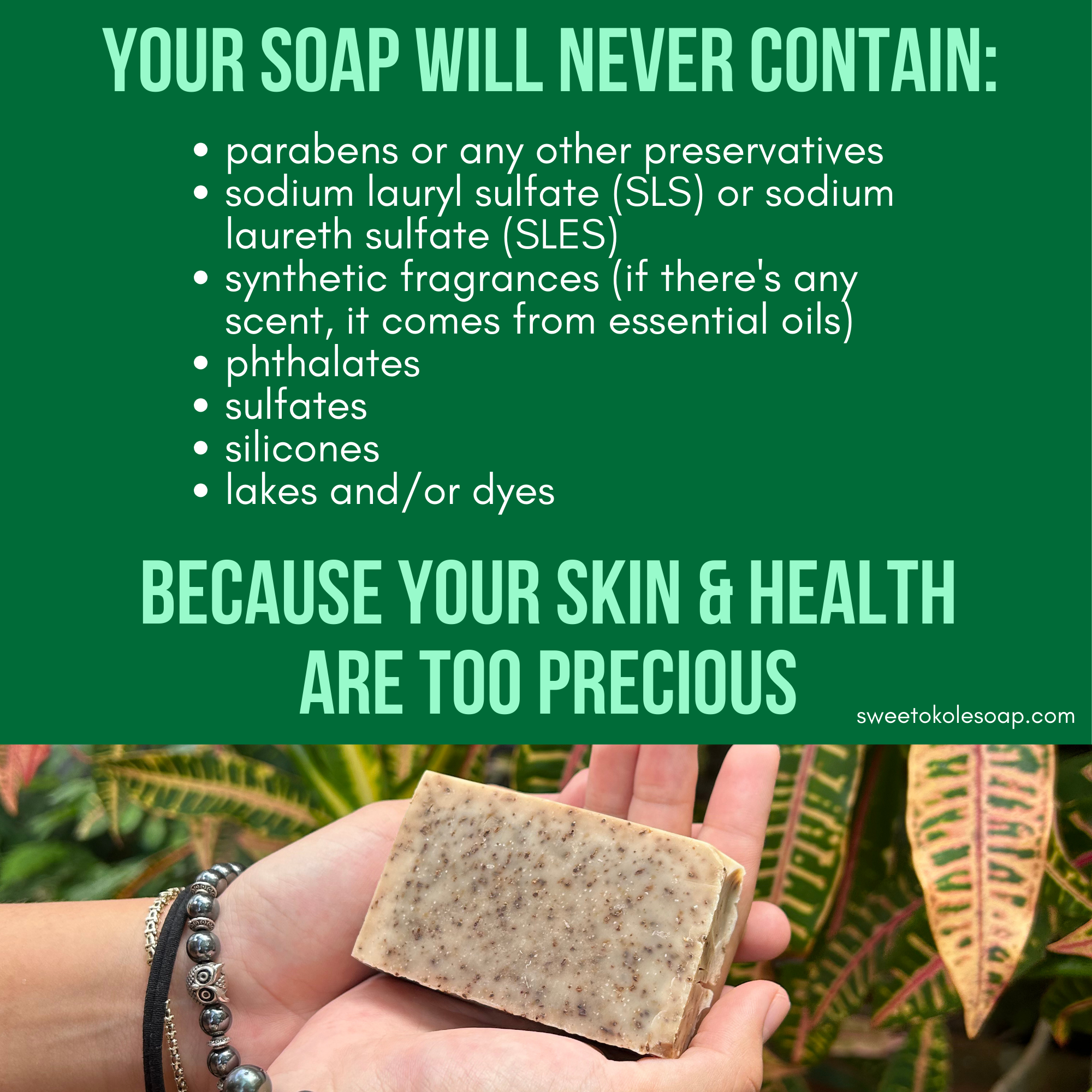 Gardeners Soap (for Mechanics too!), Coarse Exfoliating Bar