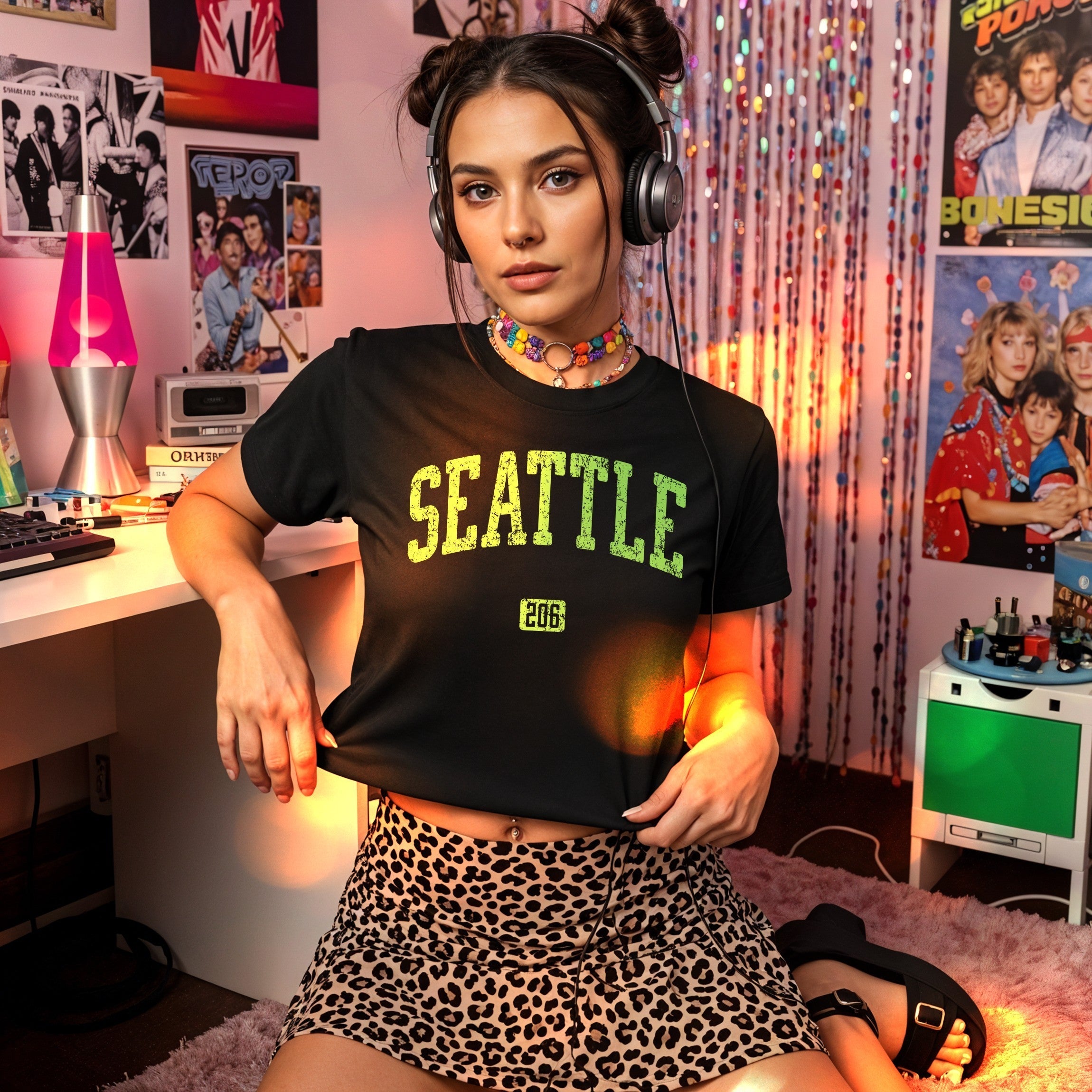 Seattle 206 Women's Baby Tee