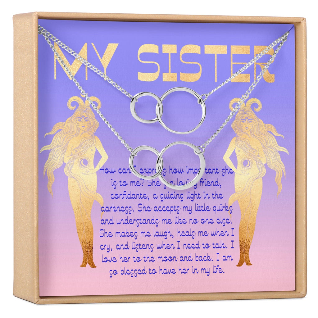 Sister Christmas  - Heartfelt Card & Jewelry Gift Set