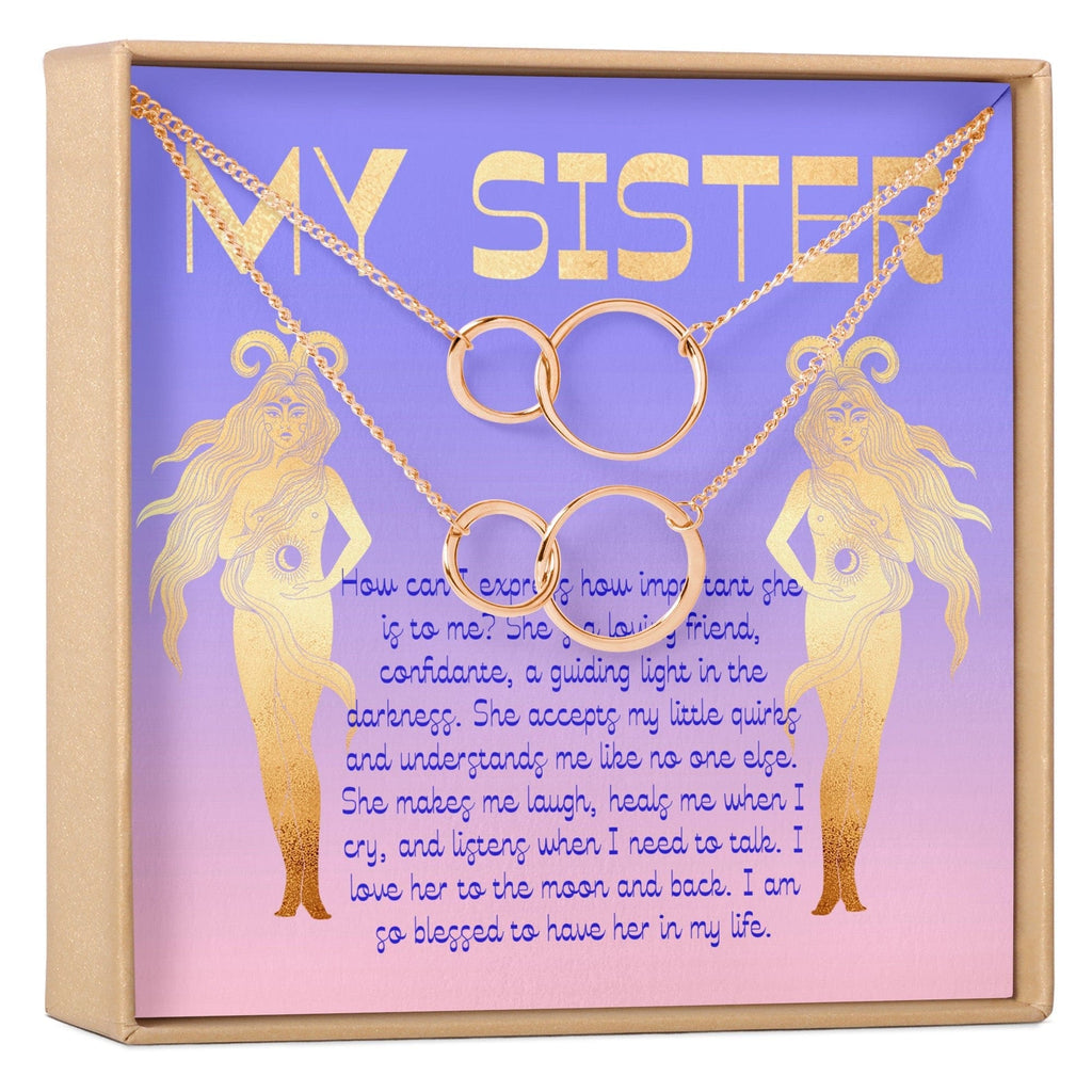 Sister Christmas  - Heartfelt Card & Jewelry Gift Set