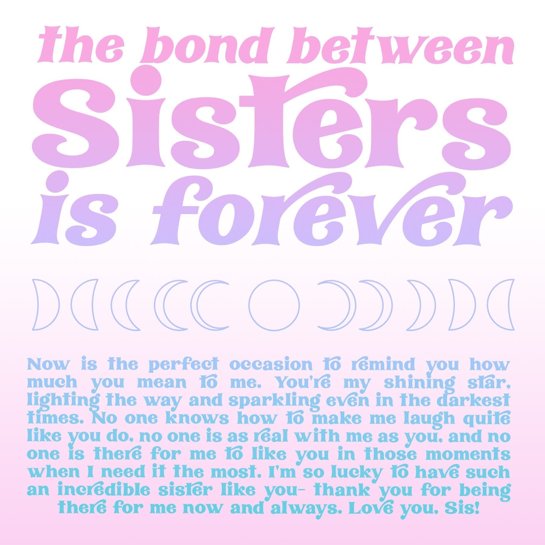 Sisters DoubleCircleNecklace Gift Box Set