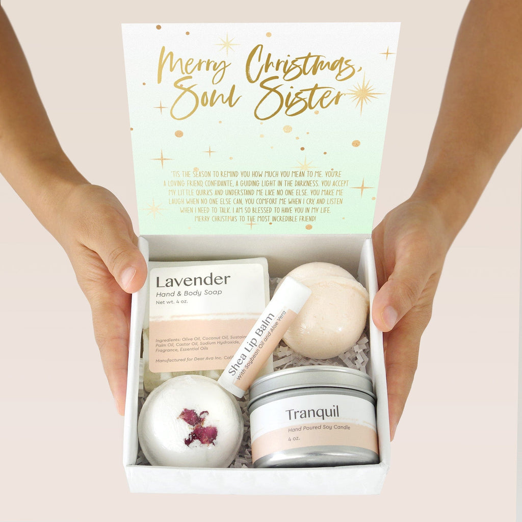 Soul Sisters Christmas Compass Necklace Gift Box Set