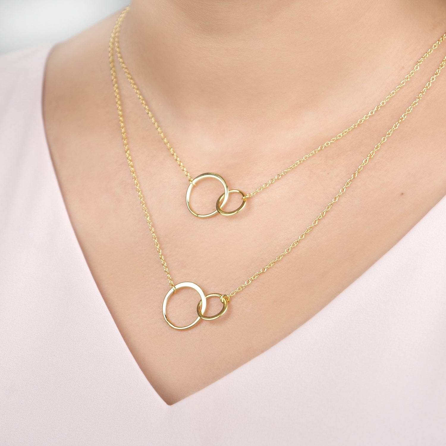 Soul Sisters Double Circles Necklace Set