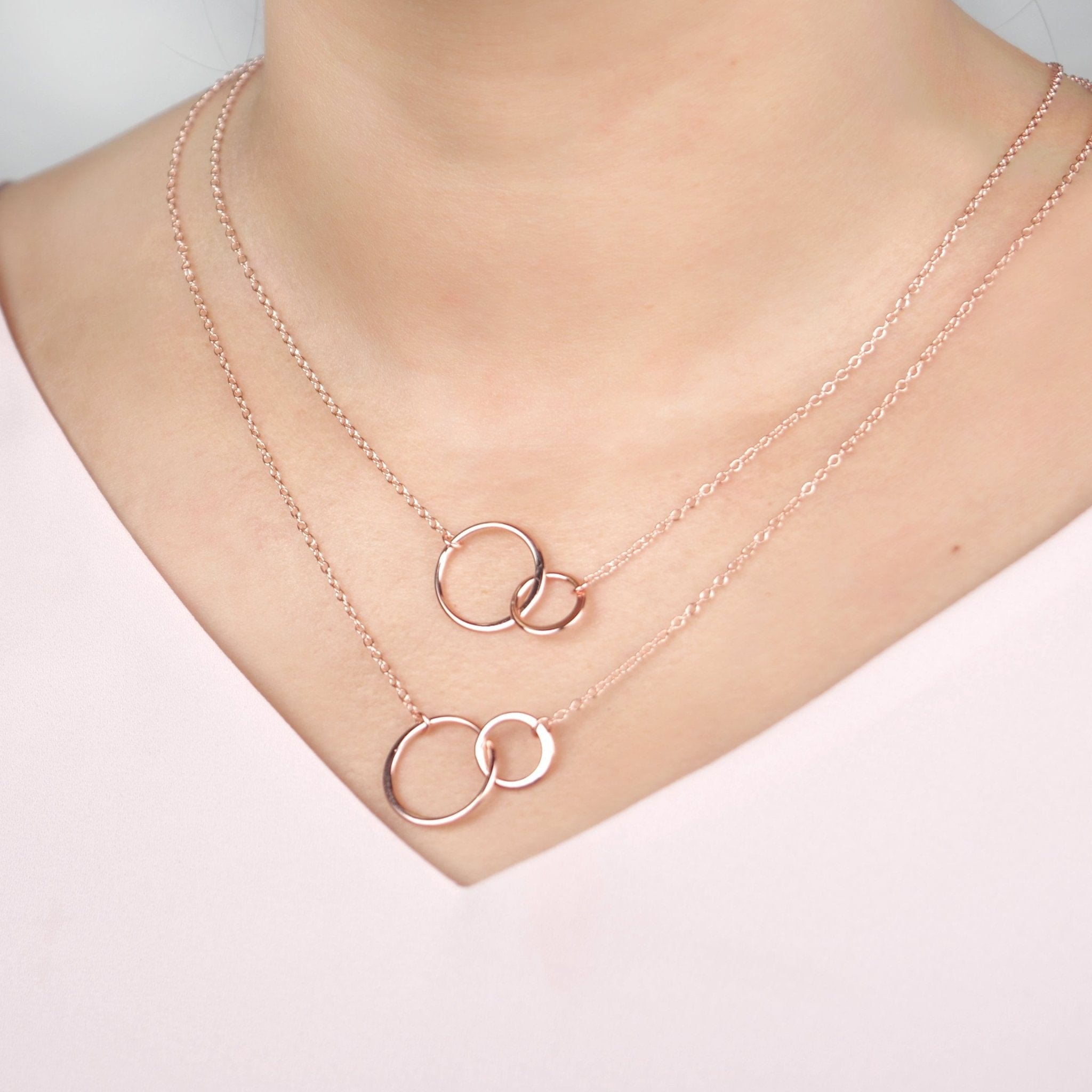 Soul Sisters Double Circles Necklace Set