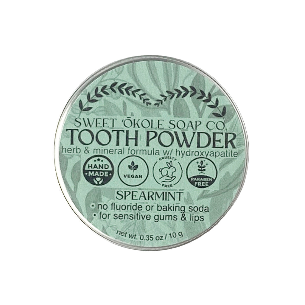 Spearmint Tooth Powder with Noni & 5% Hydroxyapatite