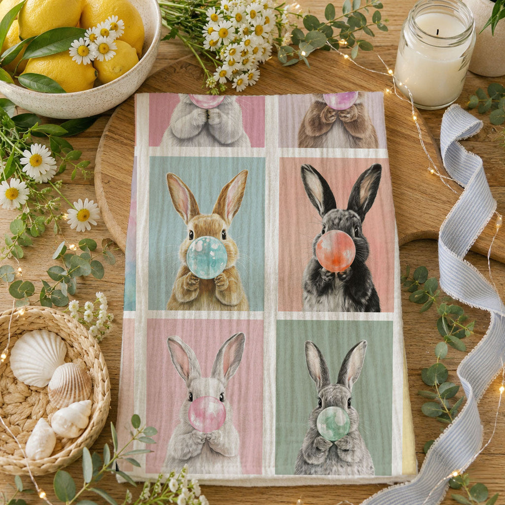 Bunny Bubbles Towel