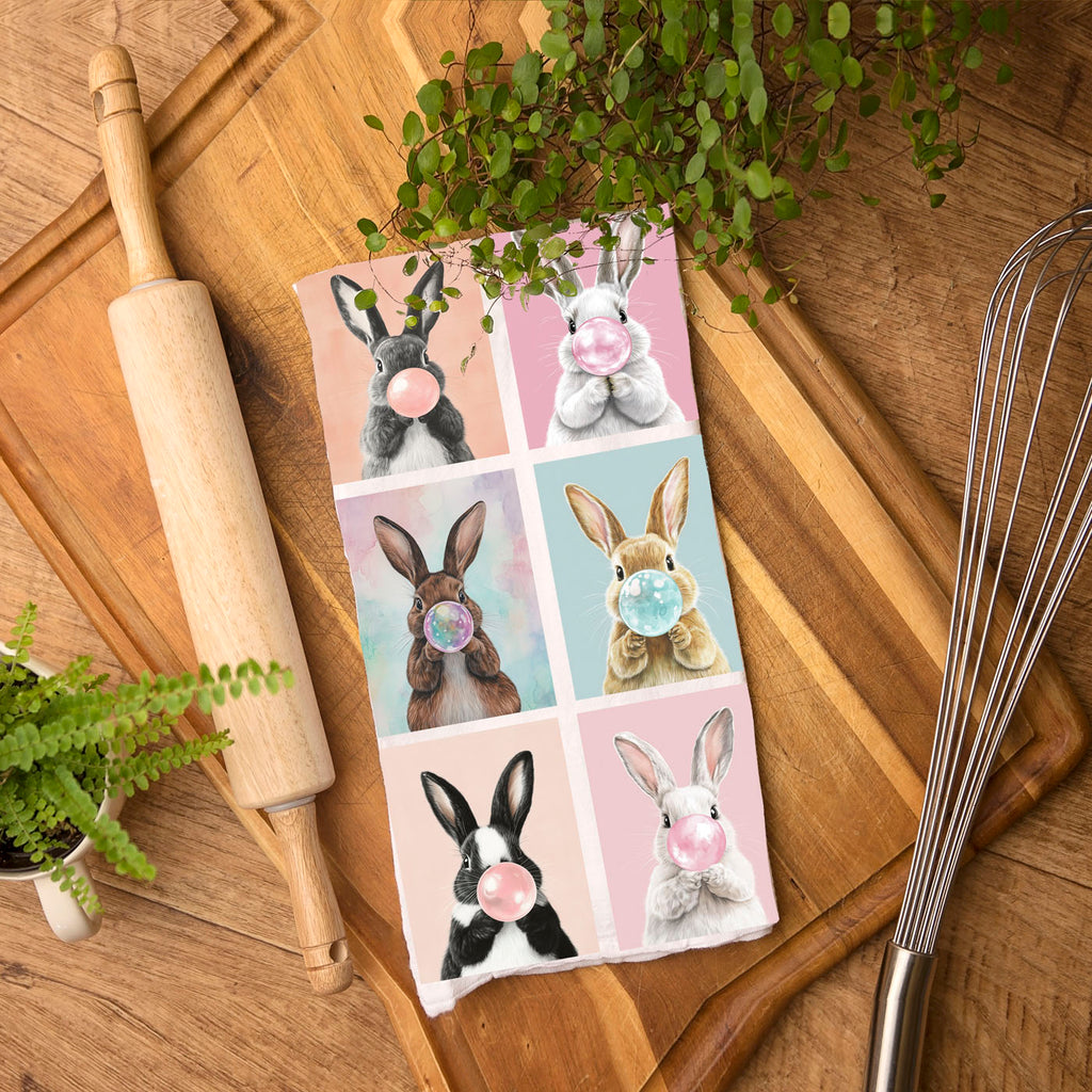 Bunny Bubbles Towel