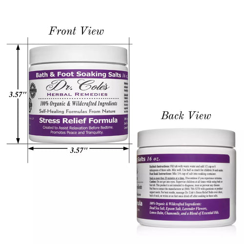31 - Dr. Cole's Stress Relief Soaking Salts