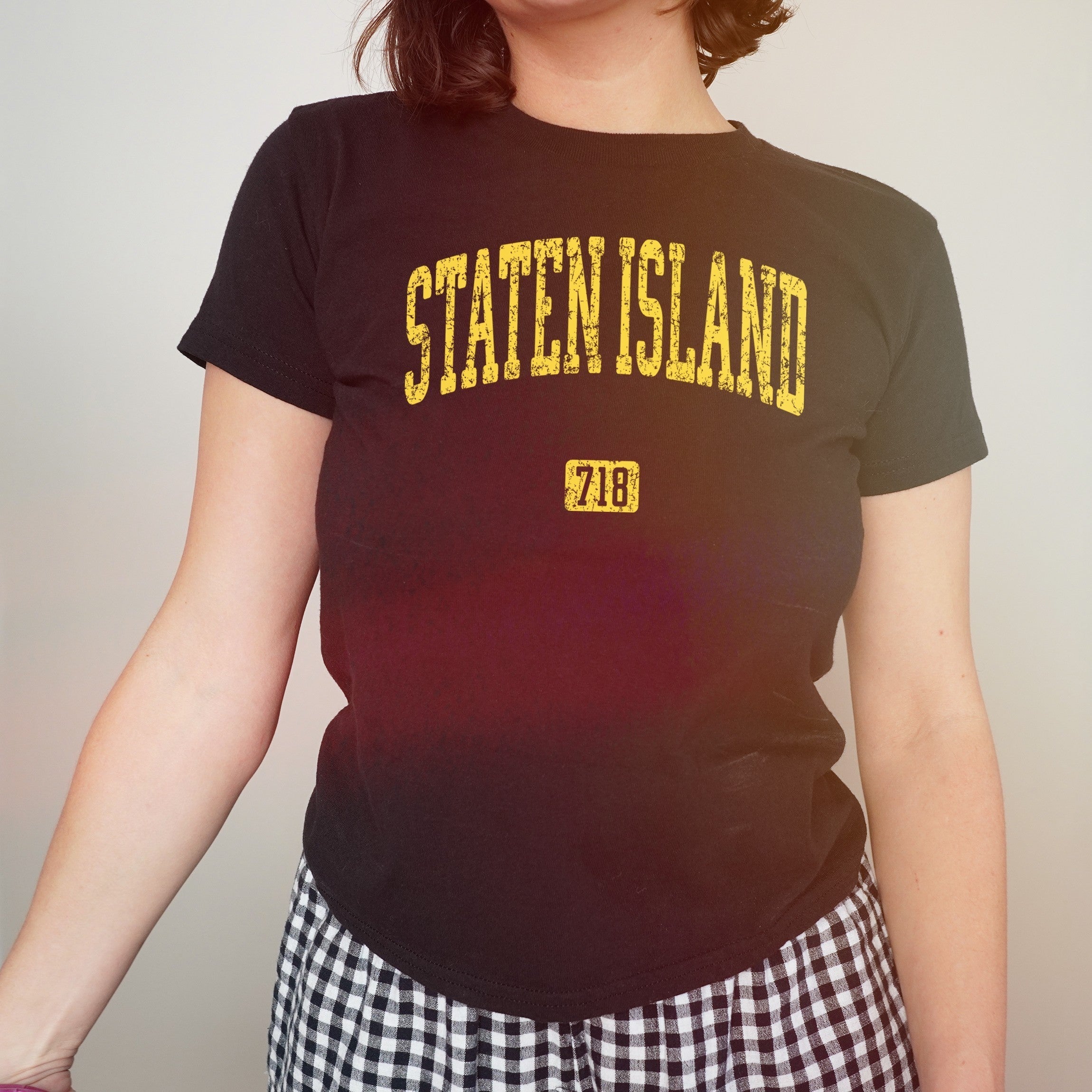 Staten Island 718 Women's Baby Tee
