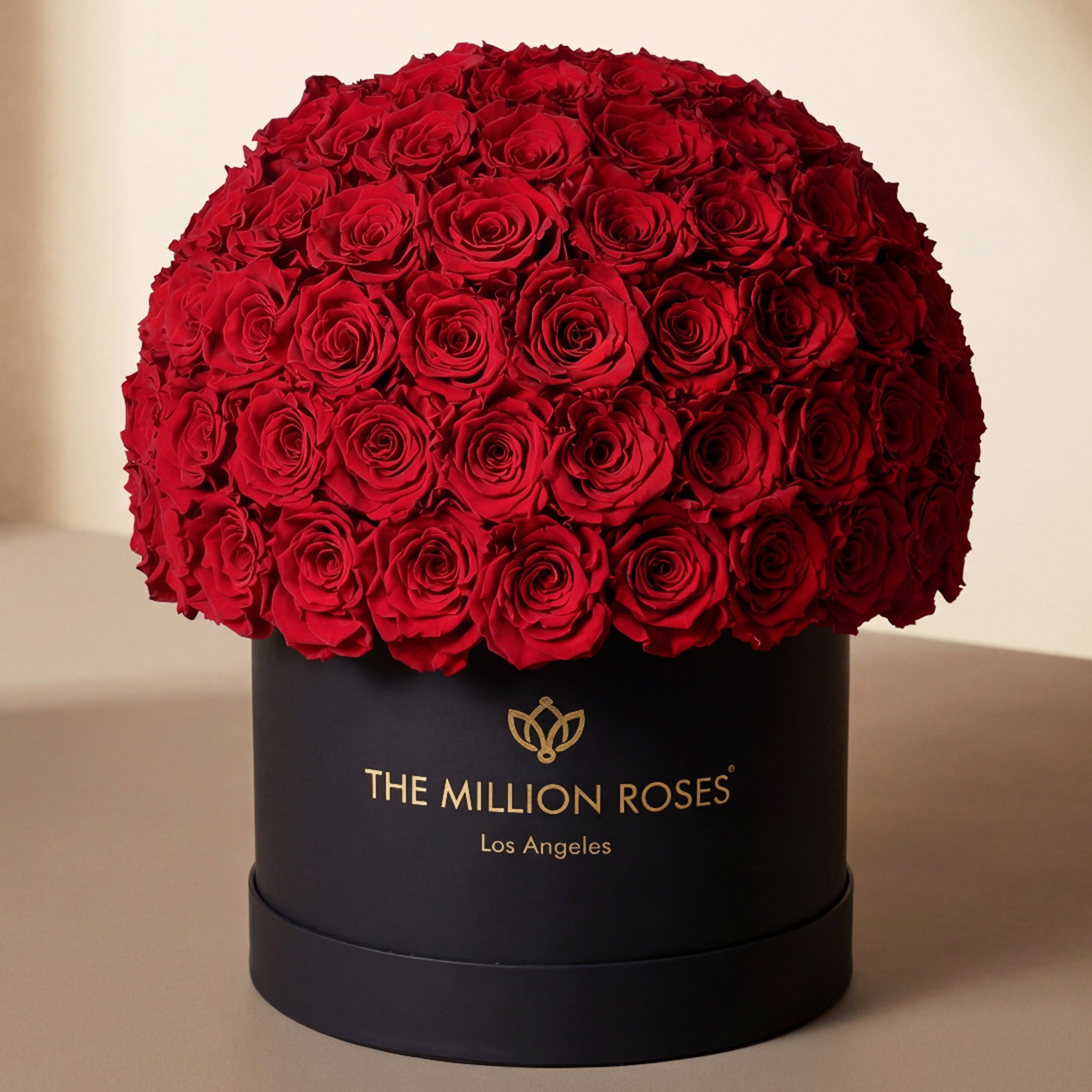 Supreme Black Superdome Box | Red Roses