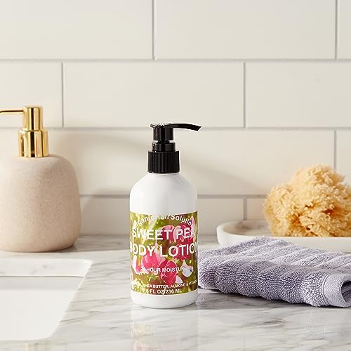 Body Lotion (Sweet Pea Scent)-  Nourish Dry Skin, Non-Greasy -Daily Moisturizing