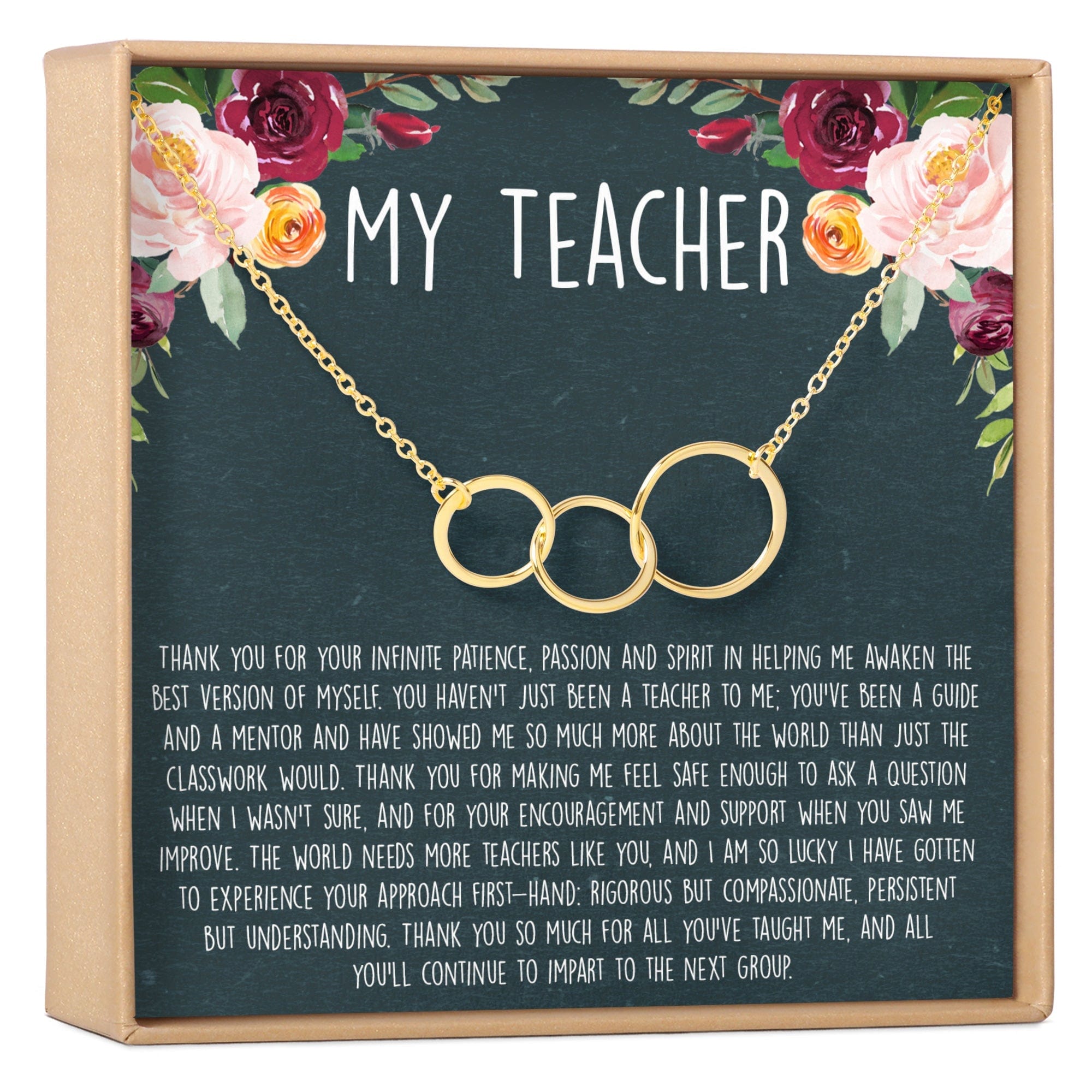 Teacher Necklace, Multiple Styles